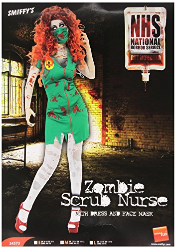Comprar Smiffy's - Disfraz de zombi enfermera adultos, talla M (24373M) al mejor precio