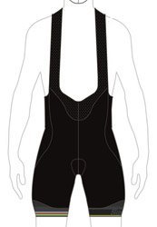 Comprar Santini UCI IRIDe mtong réplica hombres línea CULOTE - negro, hombre, color Negro - negro, tamaño large al mejor precio