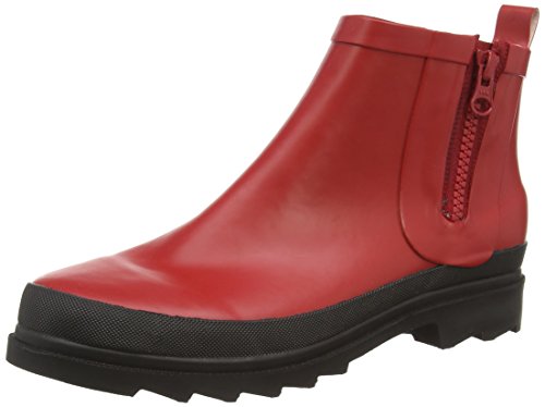 Comprar Sanita Fiona Welly - botas de goma forradas y de caño bajo de goma mujer, color rojo, talla 36 al mejor precio