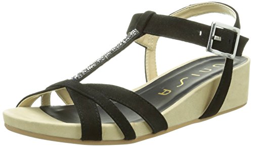 Comprar Unisa Boili Kid Suede - Salomés Sandalias Mujer, Negro, 41 al mejor precio
