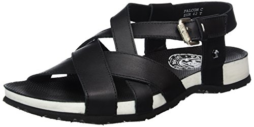 Comprar PANAMA JACKFalcon - Sandalias de Punta Descubierta Hombre
, color Negro, talla 45 al mejor precio