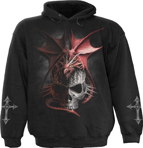 Comprar Spiral - Sudadera con capucha - para hombre Negro negro medium al mejor precio