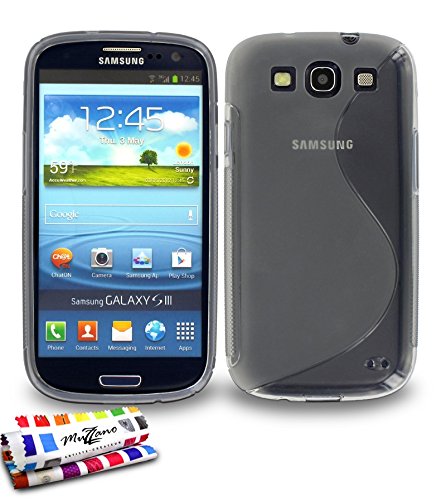 Comprar Muzzano F39S13-4526655 - Funda para Samsung Galaxy S3, color gris al mejor precio