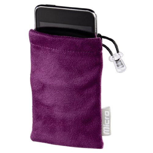 Comprar Hama Universal - Bolsa de microfibra universal para MP3, color morado y negro al mejor precio