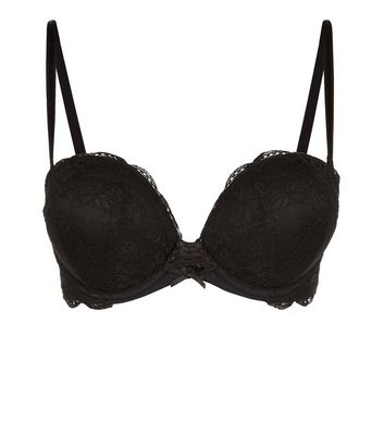 Comprar Black Lace Boost Strapless Bra al mejor precio