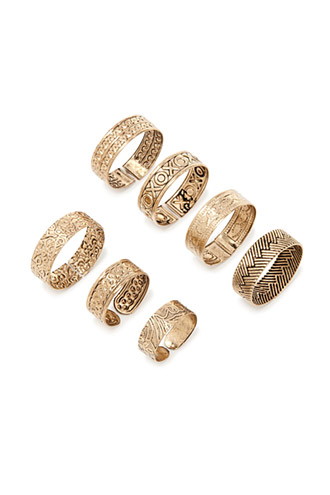 Comprar Set de Anillos Motivos Grabados al mejor precio