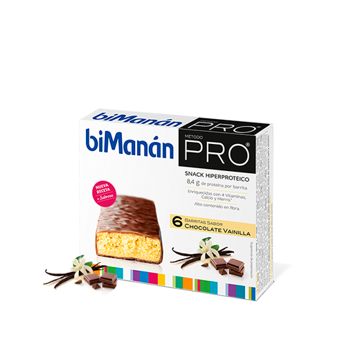 Comprar Barritas biManán PRO Sabor Chocolate-Vainilla 6 uds. al mejor precio