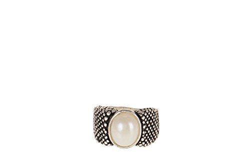 Comprar Parfois - Mujer - Anillo Crystal Pearls - Beige - S al mejor precio