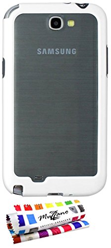 Comprar Muzzano F14690 - Funda para Samsung Galaxy Note 2, color blanco y negro al mejor precio