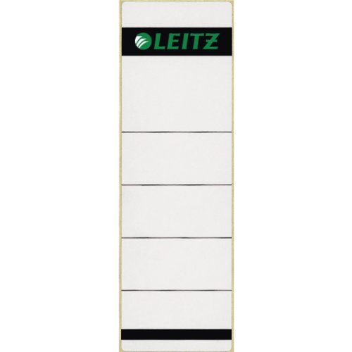 Comprar Leitz 16421085 - Etiqueta adhesiva para lomo (100 unidades, pequeña y ancha), color  blanco al mejor precio