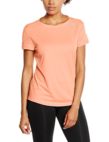 Comprar adidas Run Tee W - Camiseta para mujer, color naranja, talla L al mejor precio