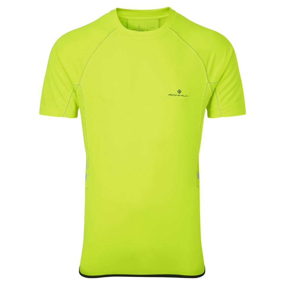 Comprar RonHill Men's Vizion Short Sleeve Crew Top - Yellow - S al mejor precio