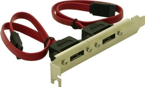 Comprar DeLOCK Slotbracket 2x internal SATA > 2x eSATA external - Adaptador para cable (2x SATA, 2x eSATA) al mejor precio