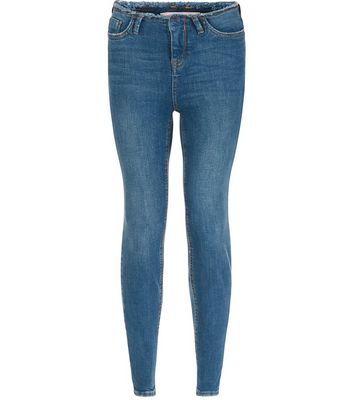 Comprar Blue Faded Raw Trim Skinny Jeans al mejor precio