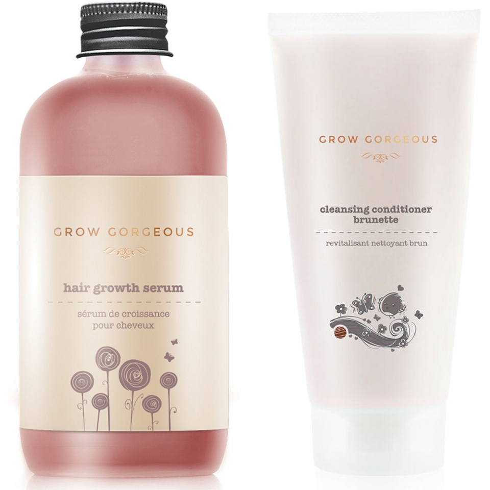 Comprar Grow Gorgeous Hair Density Serum and Cleansing Conditioner Brunette Prismatic al mejor precio
