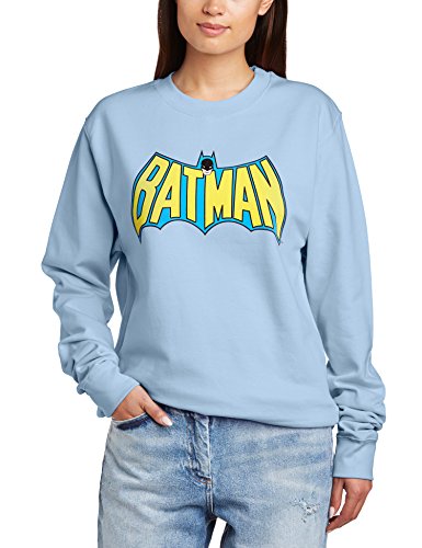 Comprar DC Comics - Sudadera de manga larga con cuello redondo para mujer, color azul cielo (sky blue), talla 44 al mejor precio