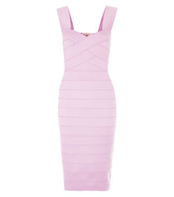 Comprar Lilac Bandage Bodycon Midi Dress al mejor precio