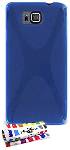 Comprar Muzzano F840887 - Funda para Samsung Galaxy Alpha, color azul al mejor precio