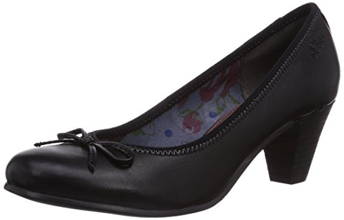 Comprar s.Oliver 22401 - zapatos de tacón cerrados de material sintético mujer, color negro, talla 40 al mejor precio