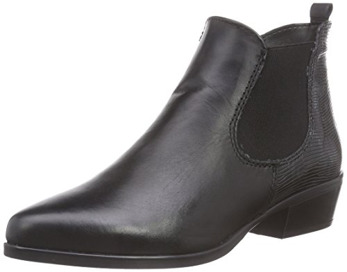 Comprar Tamaris 25399 - Botines chelsea de material sintético mujer, color negro, talla 42 al mejor precio