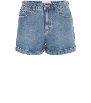 Comprar Blue Turn Up Mom Denim Shorts al mejor precio