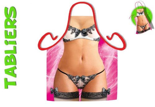 Comprar Delantal humorístico mujer lencería puntilla adulto - Única al mejor precio