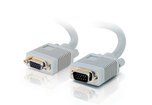Comprar C2G 5m Monitor HD15 M/F cable - cables VGA (VGA (D-Sub), VGA (D-Sub), Macho/hembra, Gris) al mejor precio
