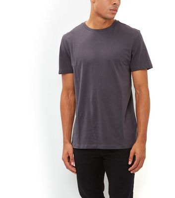 Comprar Dark Grey Crew Neck T-Shirt al mejor precio