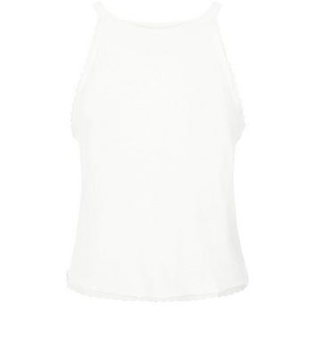 Comprar White Broderie Trim Cami al mejor precio