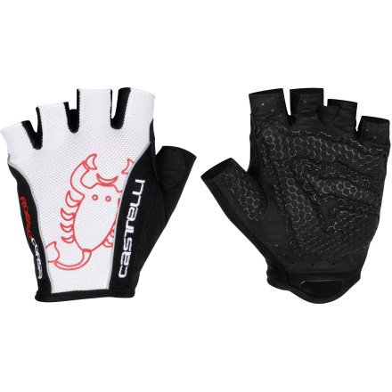 Comprar Castelli Rojo Corsa Classic guantes, Rosso Corsa Classic, Blanco/Negro, Large al mejor precio