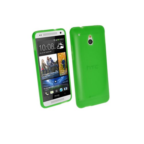 Comprar Bluetrade BT-TPU-HONEMG - Funda TPU para HTC One Mini M4, color verde al mejor precio