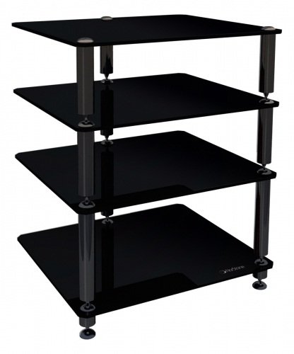 Comprar Norstone Bergen 2 - Soporte de pie para pantalla plana (30 kg, Negro, Fijo, Vidrio, Acero, 559 mm, 500 mm) al mejor precio