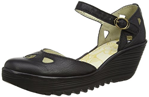 Comprar FLY LondonYUNA - Sandalias de Punta Descubierta Mujer
, color Negro, talla 42 al mejor precio