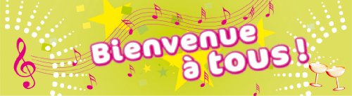 Comprar Pancarta Bienvenue à tous al mejor precio