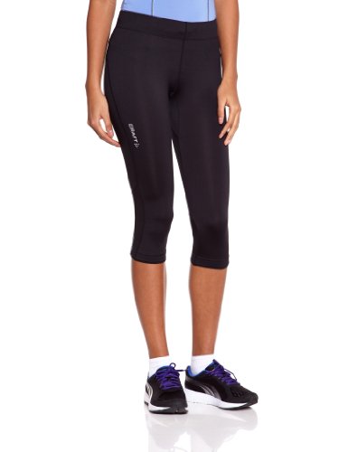 Comprar Craft Caprihose Active Run - Pantalones pirata de running para mujer, color negro, talla DE: XS al mejor precio