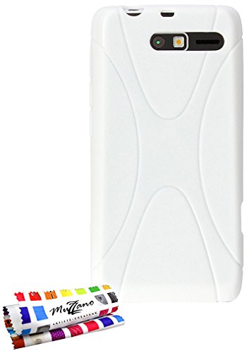 Comprar Muzzano F11236 - Funda para Motorola Razr I, color blanco al mejor precio