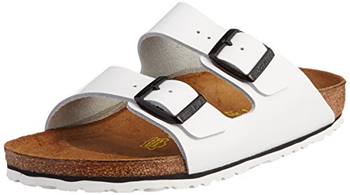 Comprar Birkenstock Classic ARIZONA - zuecos de cuero unisex, color blanco, talla 41 al mejor precio