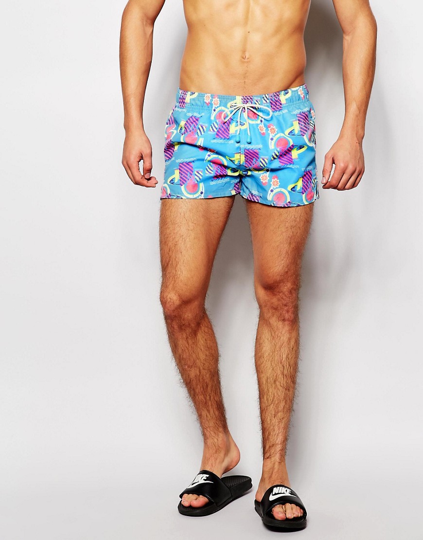 Comprar Shorts de baño con estampado vintage de Oiler & Boiler al mejor precio