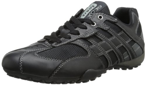 Comprar Geox UOMO SNAKE K - Caña baja de lona hombre, color negro, talla 47 al mejor precio