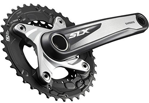 Comprar Shimano SLX FC-M675C - Biela para bicicletas, color gris, talla 38/24 Teeth al mejor precio
