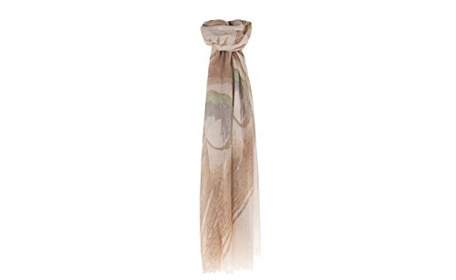 Comprar Parfois - Mujer - Pañuelo Peacock Feather - Beige - M al mejor precio