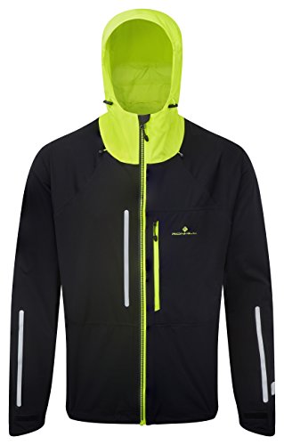 Comprar Ronhill hombres Vizion Storm Jacket, chaqueta, hombre, color Negro - negro/amarillo fluorescente, tamaño small al mejor precio