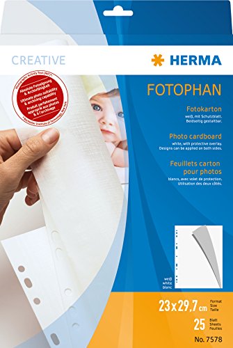 Comprar HERMA 7578 - Protector (230 x 297 mm, Papel) Color blanco al mejor precio