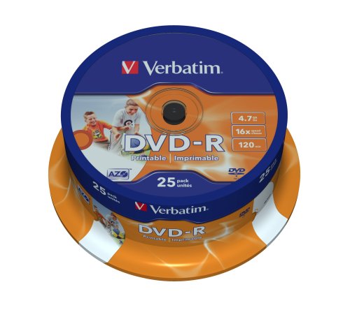 Comparar mejores precios Verbatim 43538 - Pack de 25 DVD+R con descuentos Comprar Verbatim 43538 - Pack de 25 DVD+R al mejor precio