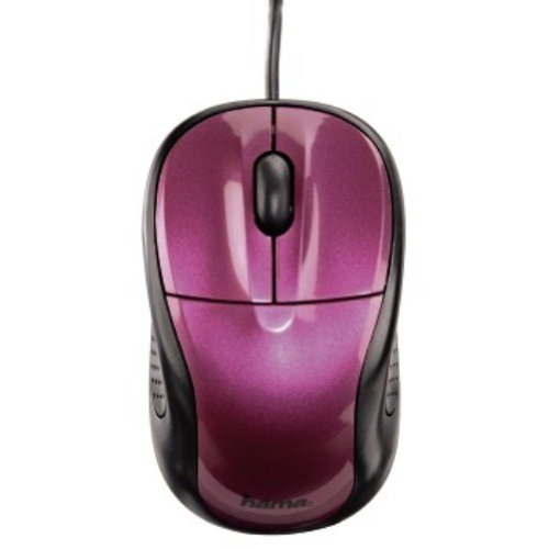 Comprar Hama Am100 Red - Ratón (USB, Óptico, 800 DPI, Windows XP/Vista/7) Rojo al mejor precio