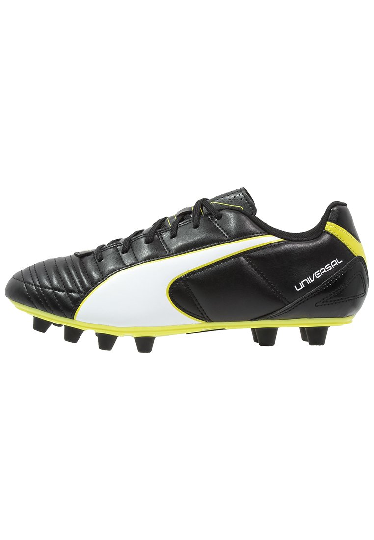 Comprar Puma UNIVERSAL II FG Botas de fútbol con tacos black/white/sulphur spring al mejor precio
