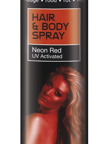 Comparar mejores precios Hair and Body Spray, UV Red, 75ml Can (accesorio de disfraz) con descuentos Comprar Hair and Body Spray, UV Red, 75ml Can (accesorio de disfraz) al mejor precio