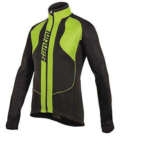 Comprar Santini Fashion - Chaqueta, talla XL, color negro / blanco al mejor precio