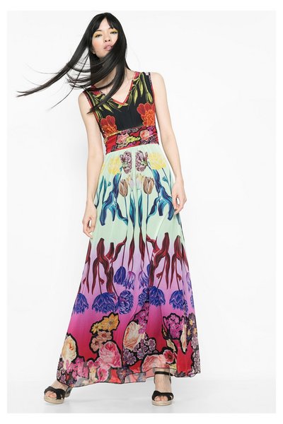 Comprar Desigual - Mujer - Vestido de verano largo - Helsinki - Size 36 al mejor precio