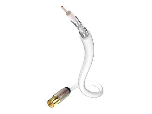 Comprar Inakustik 1.5m HDTV Antenna Cable - Cable de señal (1,5m, HDTV, 2x Coax, Color blanco) al mejor precio